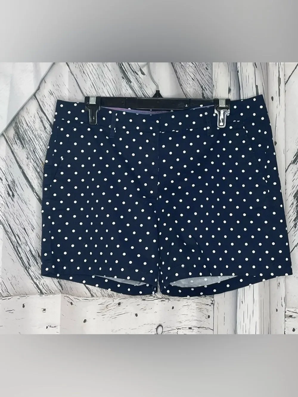 Nautica Navy Polka Dot Shorts Sz. 8